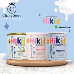 [DATE T9.2027] Sữa công thức Hikid hỗ trợ tăng chiều cao vị Vani, Dê, Hikid tách béo cho bé từ 1Y+ 5