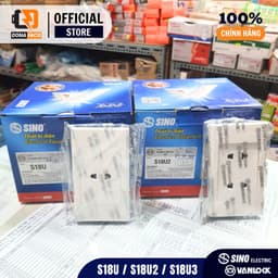 Ổ cắm Sino, hạt công tắc, ổ cắm, mặt ổ cắm, mặt công tắc sino, ổ mạng dòng s18 chính hãng 5