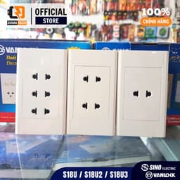Ổ cắm Sino, hạt công tắc, ổ cắm, mặt ổ cắm, mặt công tắc sino, ổ mạng dòng s18 chính hãng 7
