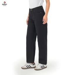 Quần dài nữ Genviet chất liệu jeans dáng ống đứng trẻ trung từ 8717 6
