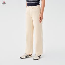 Quần dài nữ Genviet chất liệu jeans dáng ống đứng trẻ trung từ 8717 2