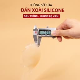 Miếng Dán Ngực Silicon Hình Quả Xoài Siêu Mỏng Tàng Hình Móc Cài Trước Tạo Khe Nâng Ngực Lê Ngọc 451 2