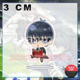 (mua 1 tặng 1) (3CM) Mô hình standee BLUE LOCK ver ĐỌC SÁCH tượng mica acrylic anime chibi trang trí góc làm việc 4
