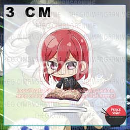 (mua 1 tặng 1) (3CM) Mô hình standee BLUE LOCK ver ĐỌC SÁCH tượng mica acrylic anime chibi trang trí góc làm việc 5