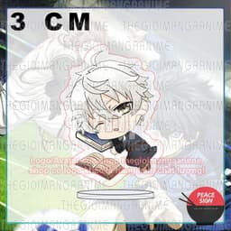 (mua 1 tặng 1) (3CM) Mô hình standee BLUE LOCK ver ĐỌC SÁCH tượng mica acrylic anime chibi trang trí góc làm việc 6