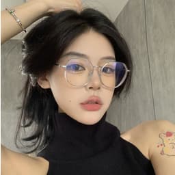Gọng kính cận thời trang nam nữ  NARO EYEWEAR dáng tròn chống tia UV chất liệu kim loại cao cấp 1068 8