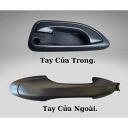 Tay Mở Cửa Ngoài - Cửa Trong Xe Thaco Towner 950A, 990, Thaco Van 2S...Loại Xịn Bằng Nhựa Cứng ABS (Có Chia Bên) 3