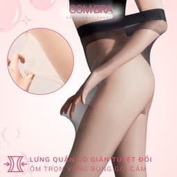Quần tất lưới đen tàng hình siêu dai Gom Bra cao cấp, quần vớ nữ chất poly mềm mịn, co dãn thon chân - KAVE-1022 3