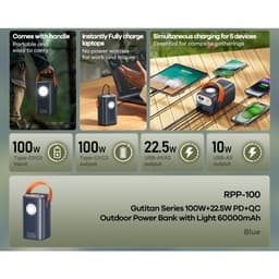 Pin Dự Phòng Sạc Nhanh 100W REMAX RPP-100 60.000mah và Pin Dự Phòng 22.5W Remax RPP-609 60.000mAhLKP 2