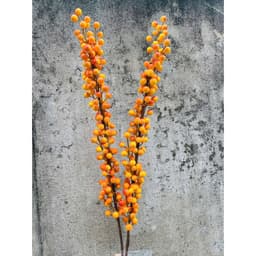 Cành đông đào 12 nhánh màu vàng, trang trí tết, trang trí noel, trang trí tiệc, cắm hoa Decor Phòng 2