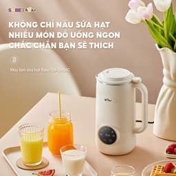 Máy Làm Sữa Hạt Bear SB-SH06C, 0.6Lit - 750w, 6 Chế Độ Xay Nấu, Hàng Chính Hãng 5