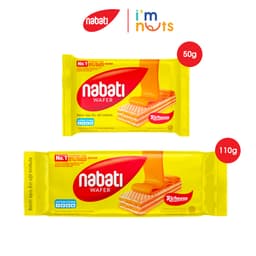 Combo 5 Gói Bánh Xốp Nhân Kem Nabati Đủ Vị Gói 50g Và 110g 6
