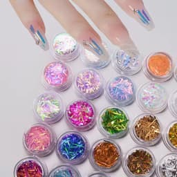 Set giấy thuỷ tinh sợi design nail siêu ảo diệu HOT [ NAILS SUPPLY ] 9