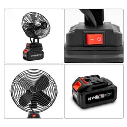 Quạt Tích Điện Mini DIDOOGLT Để Bàn Lượng Lớn 10 Cell Làm Mát Cực Nhanh, Sử Dụng Liên Tục Nhiều Giờ 4