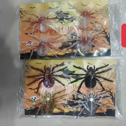 Vỉ côn trùng Nhện Kinh Dị Nhện Halloween Trang Trí Tiệc Ngôi Nhà Ma Ám Đạo Cụ Đáng Sợ Trang Trí Tiệc 4