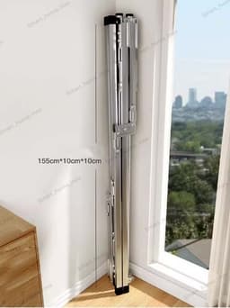 Sào Phơi Quần Áo ( NEW) giàn phơi Tặng 20 móc chống bay, Giá INOX Gấp Gọn, Treo Đồ Thông Minh Dạng Cây 14