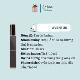 Nước hoa nam Aventus EDP - Lưu hương lâu - Chiết 10ml 3