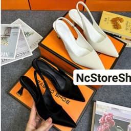 Giày cao gót 𝙔𝙐𝙇𝙄𝙉𝘼 5 phân quai hậu mũi nhọn chất tuyết nhung siêu xịn ( TA18 ) 3