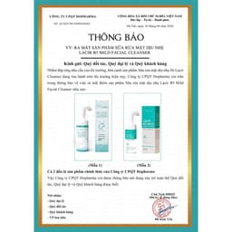 Sữa Rửa Mặt Dịu Nhẹ Dr. Lacir (Hộp 150ml) - Dành Cho Da Nhạy Cảm (Mẫu Mới) 2