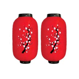 ĐỀN LỒNG -ĐÈN VẢI  HOA ĐÀO trang trí Trung thu, Tết đèn hoa mai chống nước  2