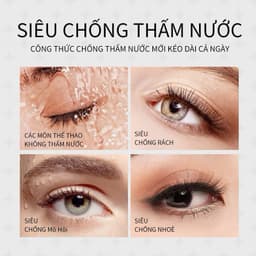 Mascara ZEESEA kháng nước lâu trôi 36h chống nhòe chuốt mi cong vút và dài hơn 3
