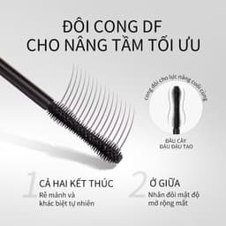 Mascara ZEESEA kháng nước lâu trôi 36h chống nhòe chuốt mi cong vút và dài hơn 4