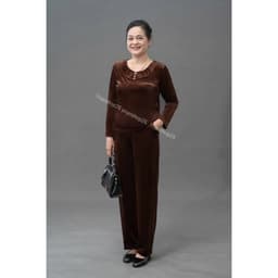 (CB5) Bộ Trung Niên Thu Đông Sang Trọng Cho Mẹ, Bộ Thời Thượng tay dài Mặc đi chơi, đi Chợ YOYOSHOP 3