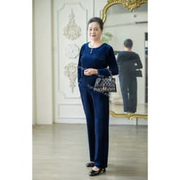 (CB5) Bộ Trung Niên Thu Đông Sang Trọng Cho Mẹ, Bộ Thời Thượng tay dài Mặc đi chơi, đi Chợ YOYOSHOP 6