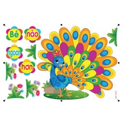 (Có sẵn) TRANH GÓC MẦM NON- Góc Bé Ngoan 4