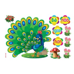 (Có sẵn) TRANH GÓC MẦM NON- Góc Bé Ngoan 2 4