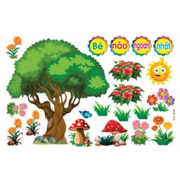 (Có sẵn) TRANH GÓC MẦM NON- Góc Bé Ngoan 2 8