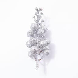 5 Cành sung nhũ trang trí oản tài lộc , trang trí noel giỏ quà tết, trang trí noel 8