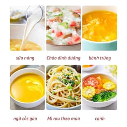 Bộ Nồi Chảo Chống Dính Cao Cấp 16cm Vân Đá Hoa Cương Hồng Đáy Từ Dùng Mọi Loại Bếp 4