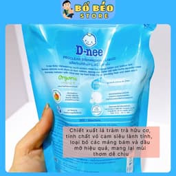 Nước rửa bình sữa Dnee organic Thái Lan túi 550ml, an toàn cho bé 8