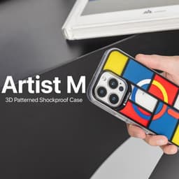 Ốp Lưng SwitchEasy Cho iPhone 16 Pro Max / 16 Pro, Artist M 3D Patterned, Chống Sốc, Thời Trang 5