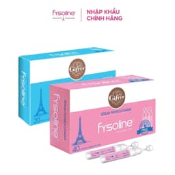 Combo Nước muối sinh lý FYSOLINE Xanh 20 ống x 5ml Và Hồng 40 ống x 5ml 3