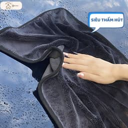 Khăn Lau Xe Ô Tô 40x60cm Siêu Thấm Hút Khăn Lau Kính Ô Tô Chuyên Dụng VINBEO-[CA02] 3