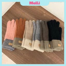 Găng tay len nam nữ GOLOVE - Găng Tay Giữ Ấm Mùa Đông Bằng Lông Giả màu nhẹ nhàng thiết kế đơn giản(tuyển sỉ) 1
