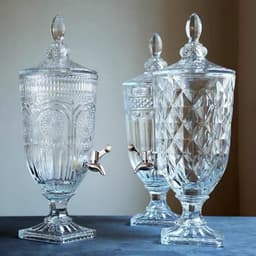 Bình Đựng Nước Có Vòi Kèm Chân Bình Đựng Nước Ngâm Trái Cây Bình Đựng Nước Vân Nổi Dung Tích 2L 3L 5L M98 5