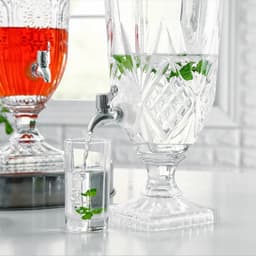 Bình Đựng Nước Có Vòi Kèm Chân Bình Đựng Nước Ngâm Trái Cây Bình Đựng Nước Vân Nổi Dung Tích 2L 3L 5L M98 4