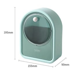 Hộp đựng bông tẩy trang chất liệu HIPS dán treo tường đa năng tiện lợi 8