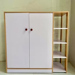 Tủ Đựng Giày Gỗ 7 Ngăn, 8 Ngăn (có Cửa) và Kệ Giày Dép Gỗ 5 Tầng Có ngăn mở 3