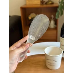 Muôi Muỗng Thìa Xới Cơm Xuất Nhật - Chống Dính Chịu Nhiệt Nhựa Trong Suốt 3