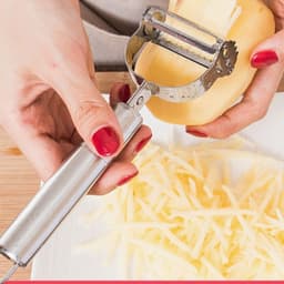 Dao Gọt Vỏ Củ Quả Gọt Trái Cây Bàn Nạo Thân Kim Loại 2 In 1 3