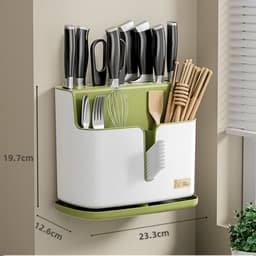 Ống Đựng Dao Đũa Đa Năng Chống Nấm Mốc Dễ Dàng Vệ Sinh Chất Liệu Nhựa PP Cứng Cáp 8