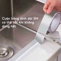 Băng Keo Dán Bếp Gas, Bồn Rửa Bát JYoohome Cuộn băng dính chống thấm bồn rửa chén bát bếp 4