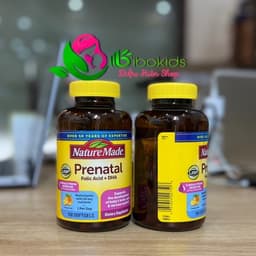 (mẫu mới)Vitamin Tổng Hợp Cho Bà Bầu_ Prenatal Multi +DHA (mẫu axit folic + dha) 1