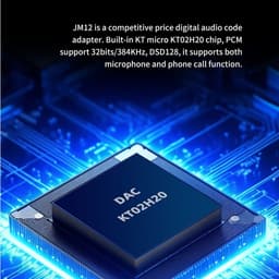Dongle DAC JCALLY JM12 | Chip KT02H20 | Hỗ trợ đàm thoại | Cáp chuyển đổi âm thanh | Dongle 5