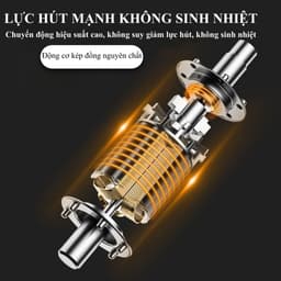 Máy Hút Bụi Cầm Tay Kiêm Bơm Lốp, Máy Hút Bụi Đa Năng Nhỏ Gọn, Máy Hút Bụi Ô Tô Có Dây Kèm Đèn Pin - DK Cars - HB1 9