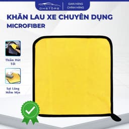 Khăn Lau Xe Chuyên Dụng  Thấm Hút, Khăn Lau Đa Năng Cho Xe Ô Tô, Sợi Tổng Hợp MicroFiber - Phụ Kiện Vệ Sinh Xe DK.Cars 1